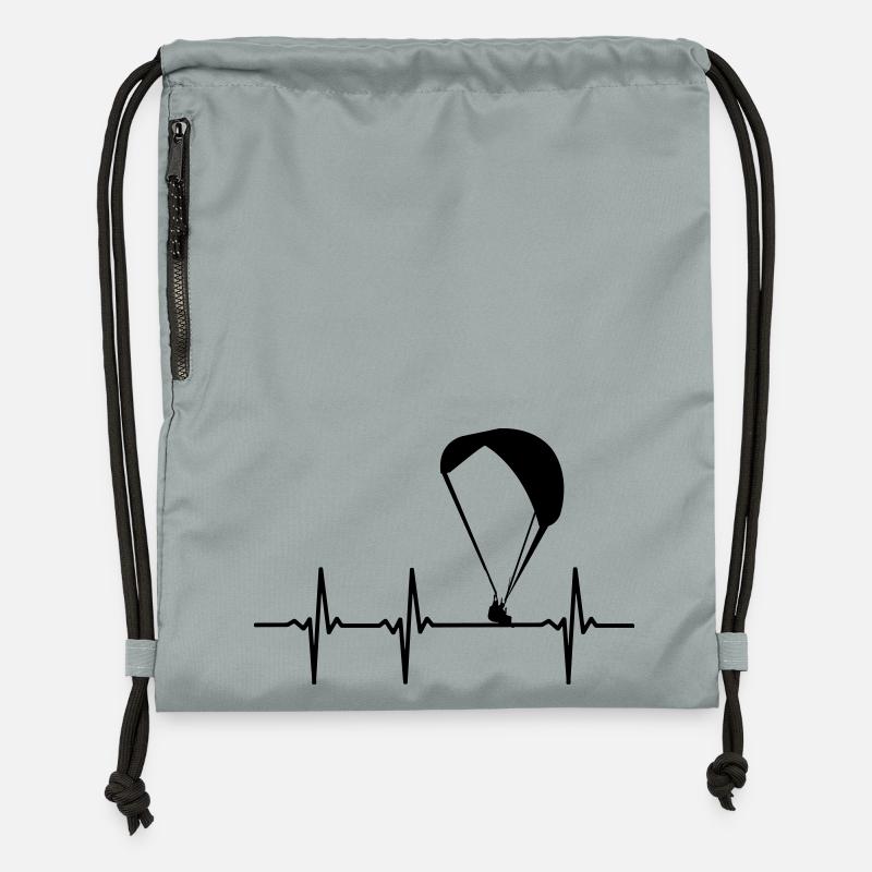 Gleitschirm EKG - Sac à cordon en polyester recyclé - gris fer délavé