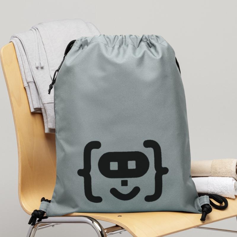 Hacker-Programmierer-Code-Logo Turnbeutel aus Recycling-Material