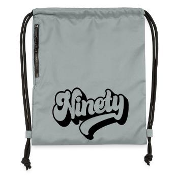 Ninety 90th Birthday Men Women 90 Years Old - Gymsac made from recycled material - mineral charcoal grey - Front