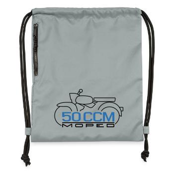 Moped Sperber Habicht 50 ccm Emblem - Gymsac made from recycled material - mineral charcoal grey - Front