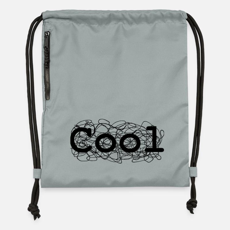 frais - Sac à cordon en polyester recyclé - gris fer délavé