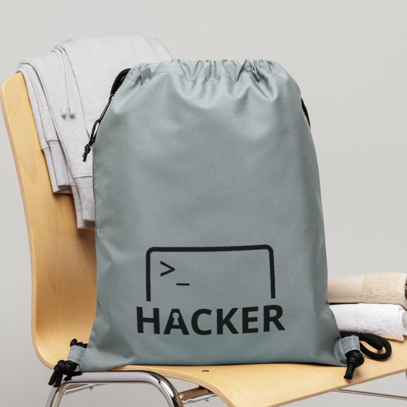 Hacker Informatiker Computer Programmierer Turnbeutel aus Recycling-Material