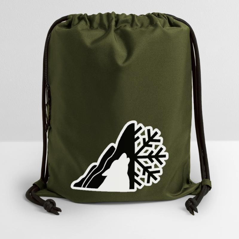 Mountain Logo Gymsac made from recycled material