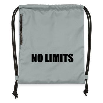 No limits - Gymsac made from recycled material - mineral charcoal grey - Front
