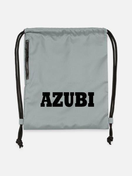 Azubi - Turnbeutel aus Recycling-Material - Steingrau mineral wash