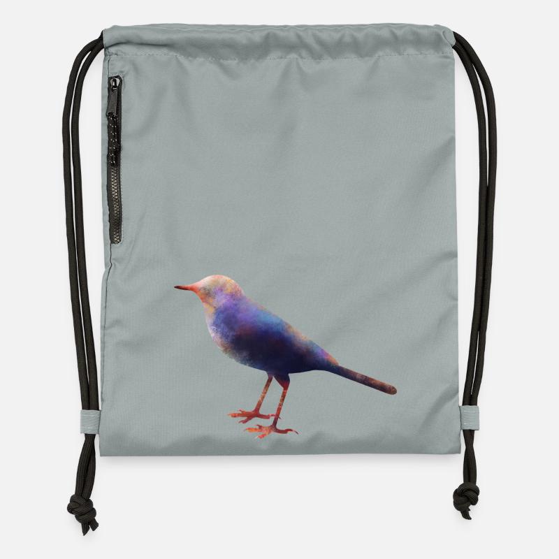 Wagtail - Gymsac made from recycled material - mineral charcoal grey