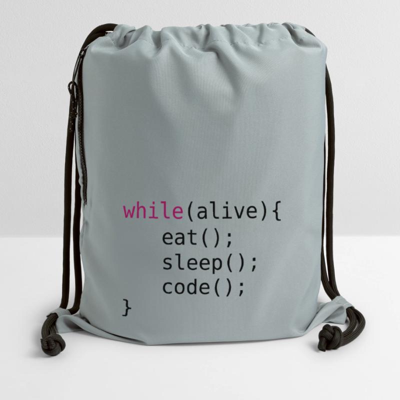 Funny code source code Gymsac made from recycled material
