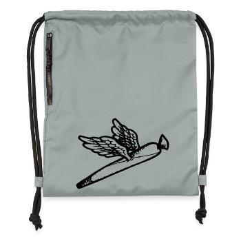 We fly so High - Gymsac made from recycled material - mineral charcoal grey - Front