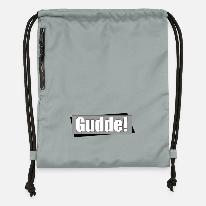gudde - Turnbeutel aus Recycling-Material - Steingrau mineral wash