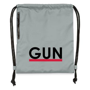 gun - Gymsac made from recycled material - mineral charcoal grey - Front