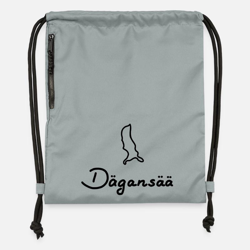 Da-Dägansää - Turnbeutel aus Recycling-Material - Steingrau mineral wash
