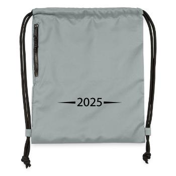 2025 - Turnbeutel aus Recycling-Material - Steingrau mineral wash - Vorne