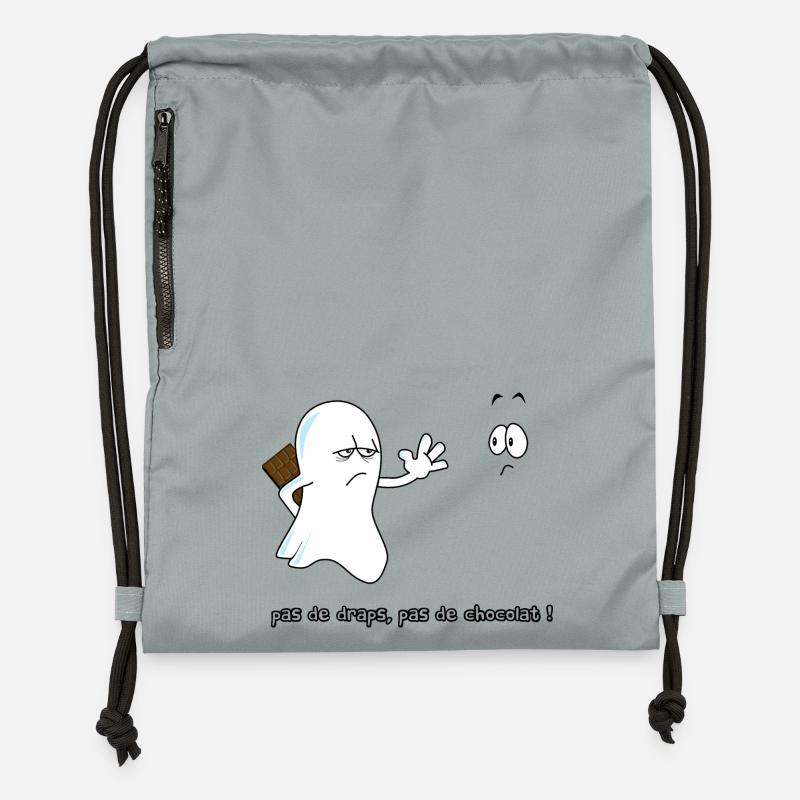 No choco - Gymsac made from recycled material - mineral charcoal grey