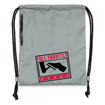 full_throttle_pi2 - Gymsac made from recycled material - mineral charcoal grey - Front