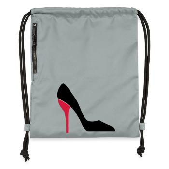 high_heels_2 - Turnbeutel aus Recycling-Material - Steingrau mineral wash - Vorne