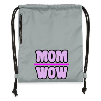 Mama - Turnbeutel aus Recycling-Material - Steingrau mineral wash - Vorne
