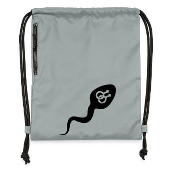 Sperm sperm homosexual - Gymsac made from recycled material - mineral charcoal grey - Front