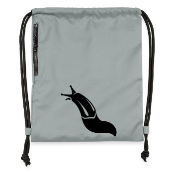 slug - Gymsac made from recycled material - mineral charcoal grey - Front