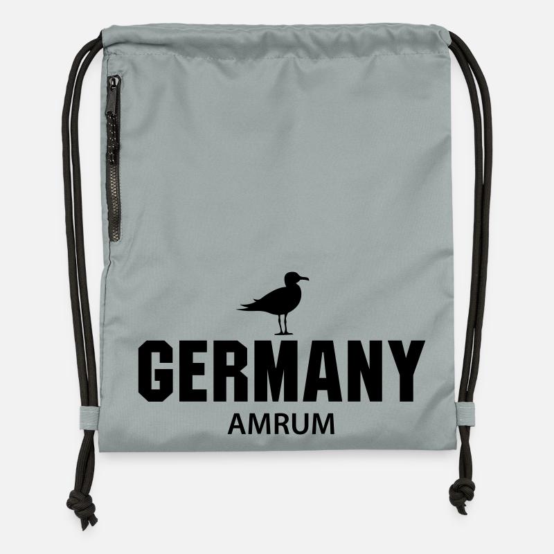 Amrum GERMANY - Gymsac made from recycled material - mineral charcoal grey