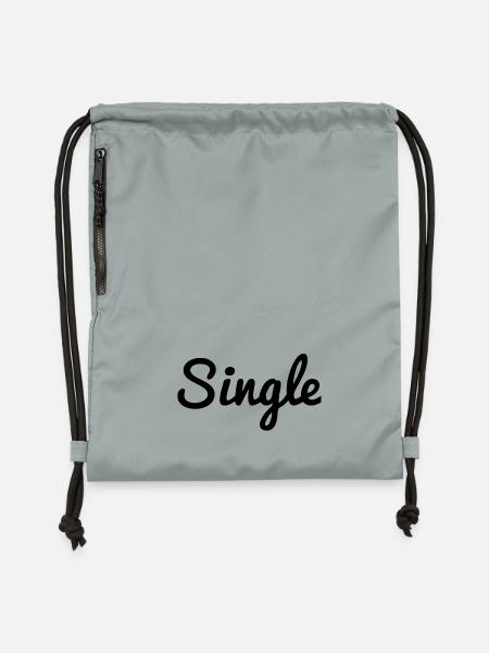 Single - Turnbeutel aus Recycling-Material - Steingrau mineral wash