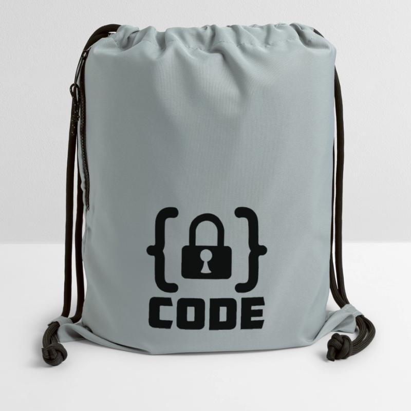 Code avec programmateur de verrouillage Sac à cordon en polyester recyclé