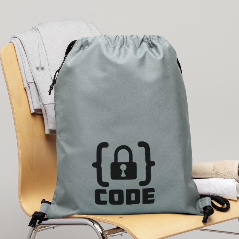 Code mit Sperrprogrammierer Turnbeutel aus Recycling-Material