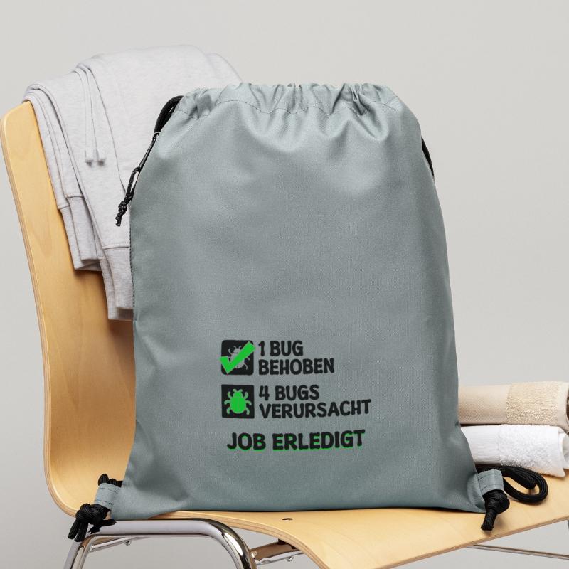 Open Source Bugfixing Bugs Developer Programmier Turnbeutel aus Recycling-Material