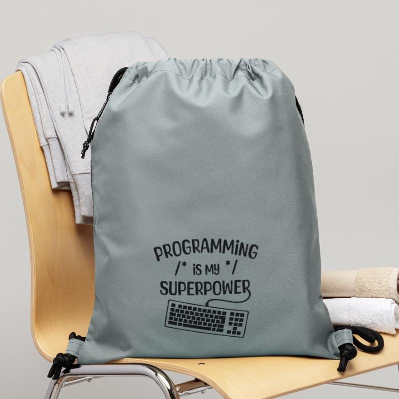 Computerfreak Statement Developer Programmierer Turnbeutel aus Recycling-Material