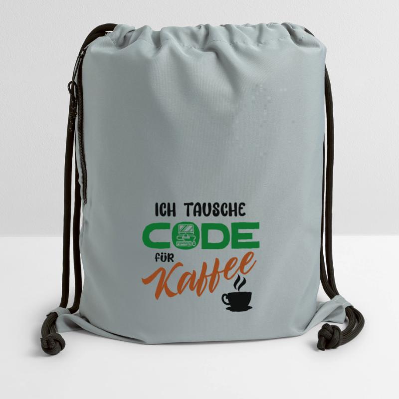 Programmierer Softwareentwickler Developer Code Turnbeutel aus Recycling-Material
