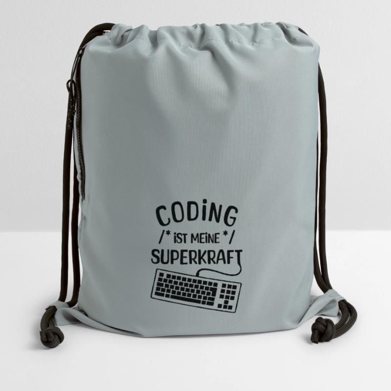 Computer Code Statement Developer Computergeek Gymsac made from recycled material