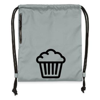 Muffin - Turnbeutel aus Recycling-Material - Steingrau mineral wash - Vorne