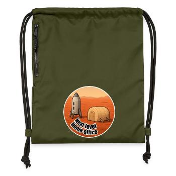 Mars Next Level Home Office - Gymsac made from recycled material - military green - Front