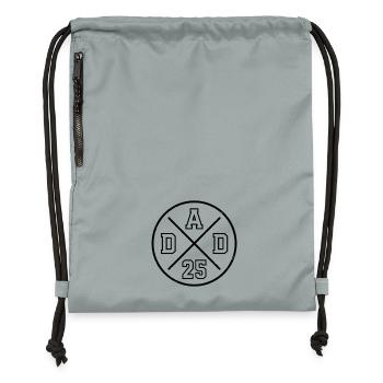 Dad 25 Baby Vater Vatertag Geschenk Papa 2025 - Turnbeutel aus Recycling-Material - Steingrau mineral wash - Vorne