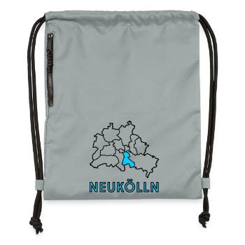 NEUKÖLLN, a district of Berlin - Gymsac made from recycled material - mineral charcoal grey - Front