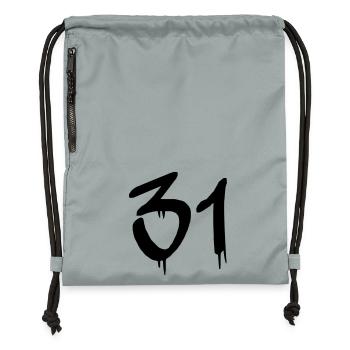 31 - Sac à cordon en polyester recyclé - gris fer délavé - Devant