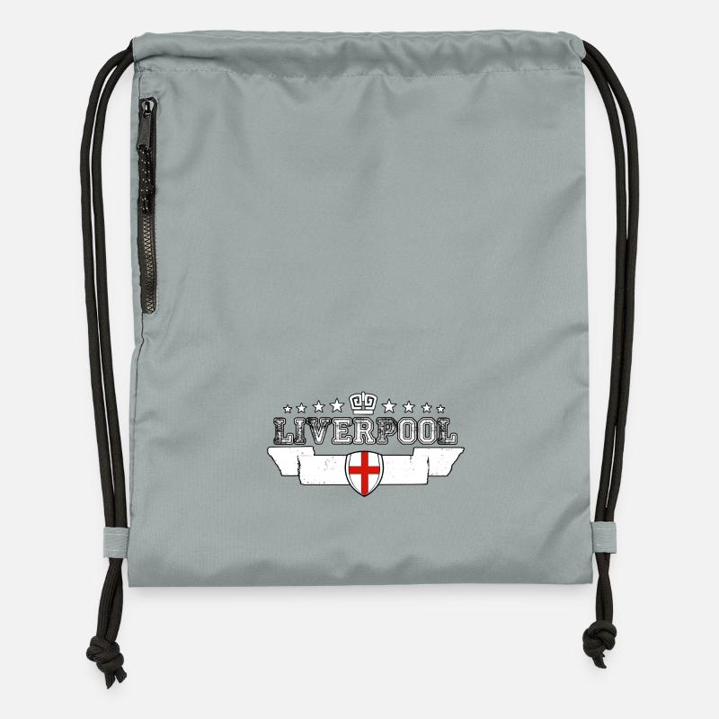 Liverpool - Gymsac made from recycled material - mineral charcoal grey