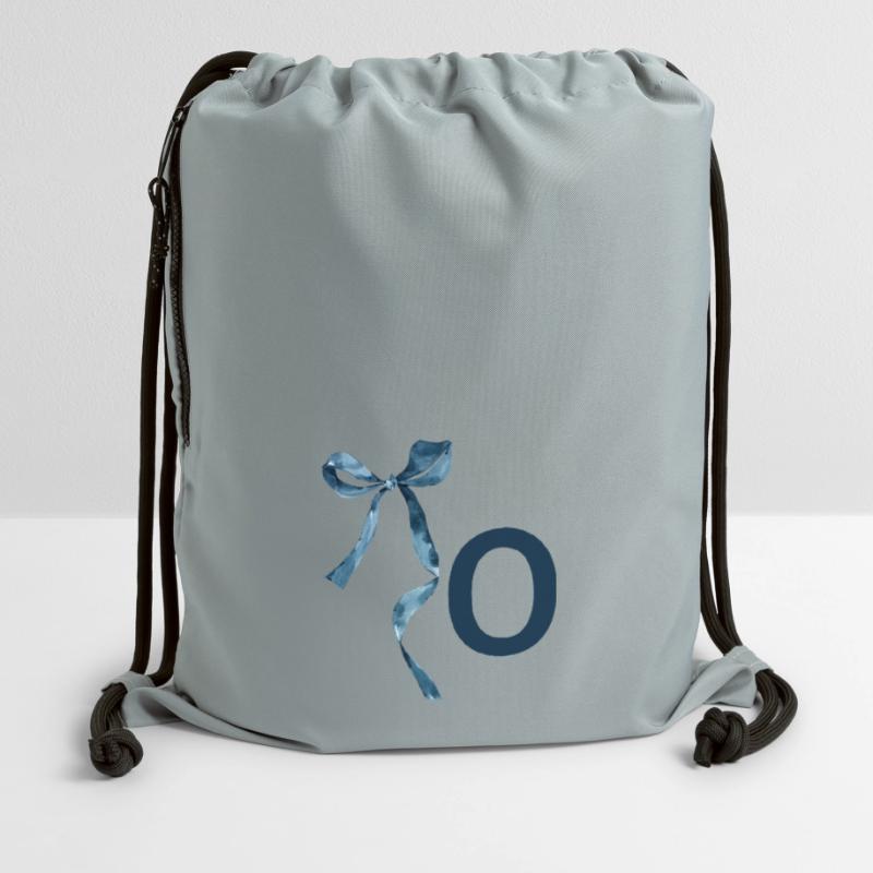 Monogramm oder Geschenkidee Turnbeutel aus Recycling-Material