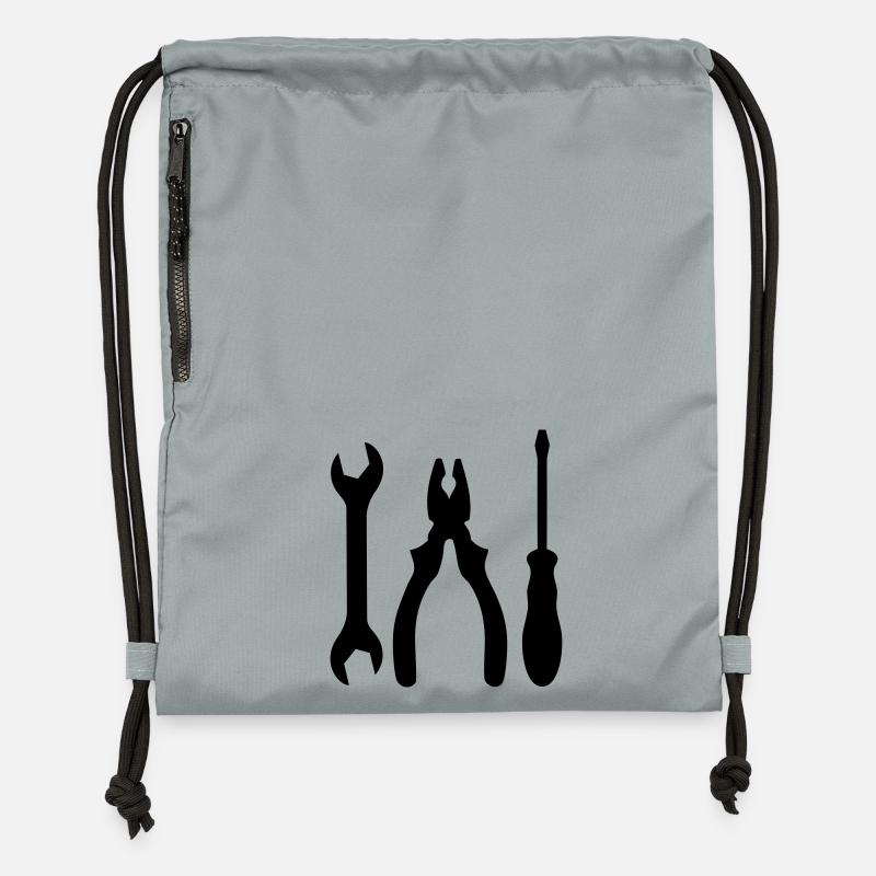 tools - Gymsac made from recycled material - mineral charcoal grey