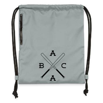 ACAB - Gymsac made from recycled material - mineral charcoal grey - Front