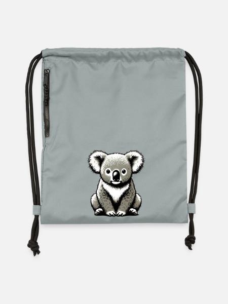 Koala - Turnbeutel aus Recycling-Material - Steingrau mineral wash