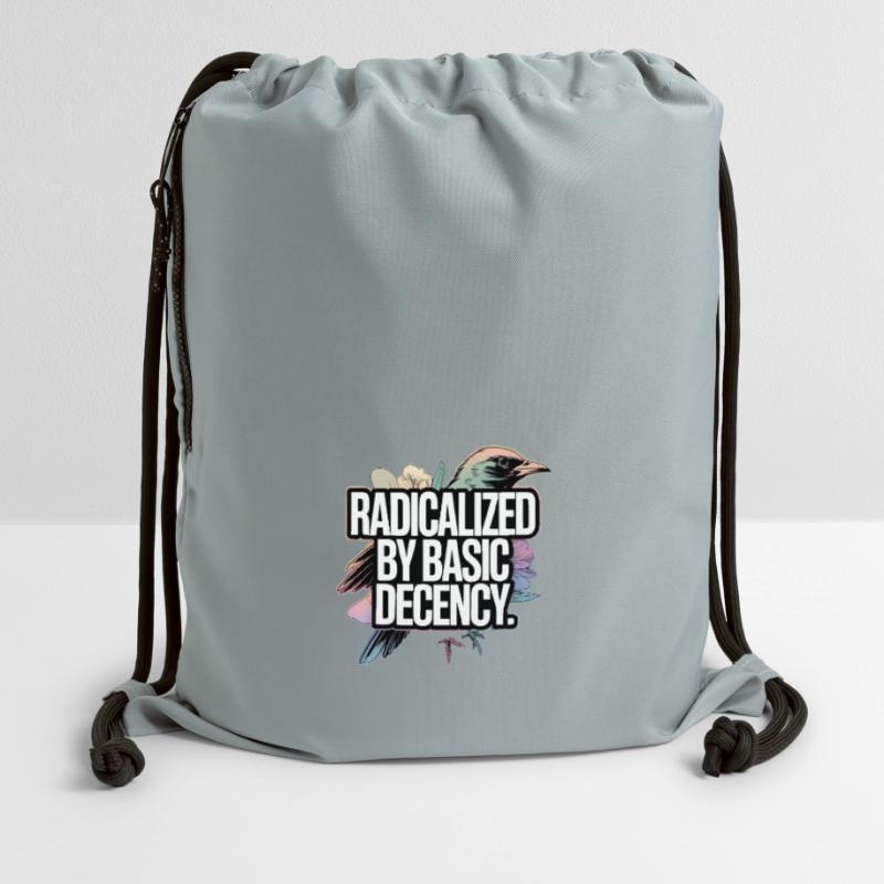Radicalized by Basic Decency Statement Turnbeutel aus Recycling-Material