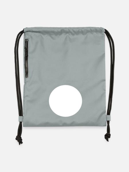 White Dot - Turnbeutel aus Recycling-Material - Steingrau mineral wash