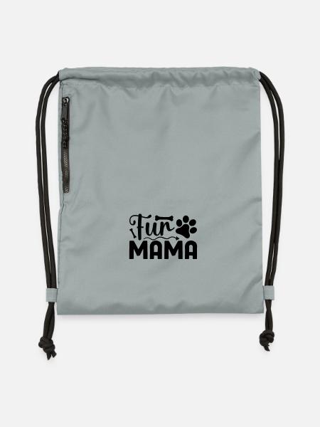 Fell-Mama - Turnbeutel aus Recycling-Material - Steingrau mineral wash
