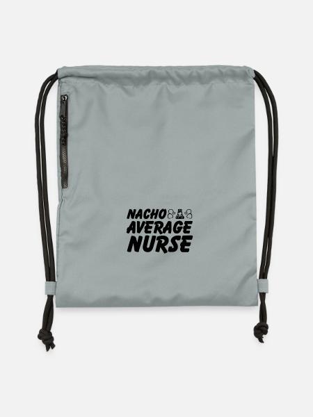 Nacho Average Krankenschwester - Turnbeutel aus Recycling-Material - Steingrau mineral wash