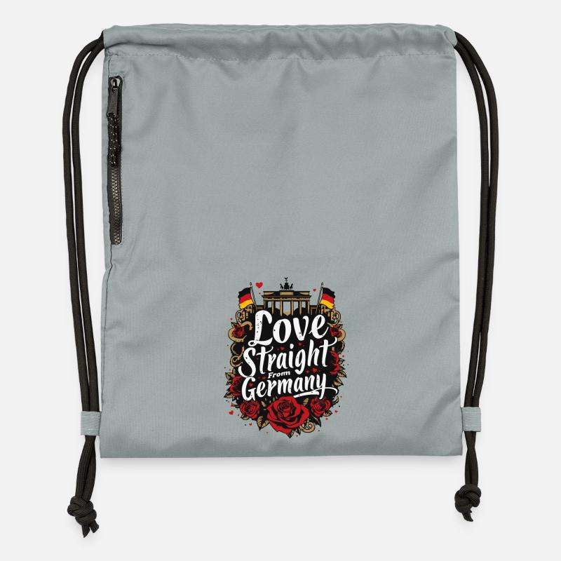 SUPERAMOUR - Sac à cordon en polyester recyclé - gris fer délavé
