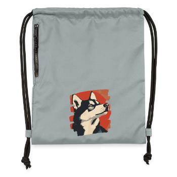 Rauque - Sac à cordon en polyester recyclé - gris fer délavé - Devant