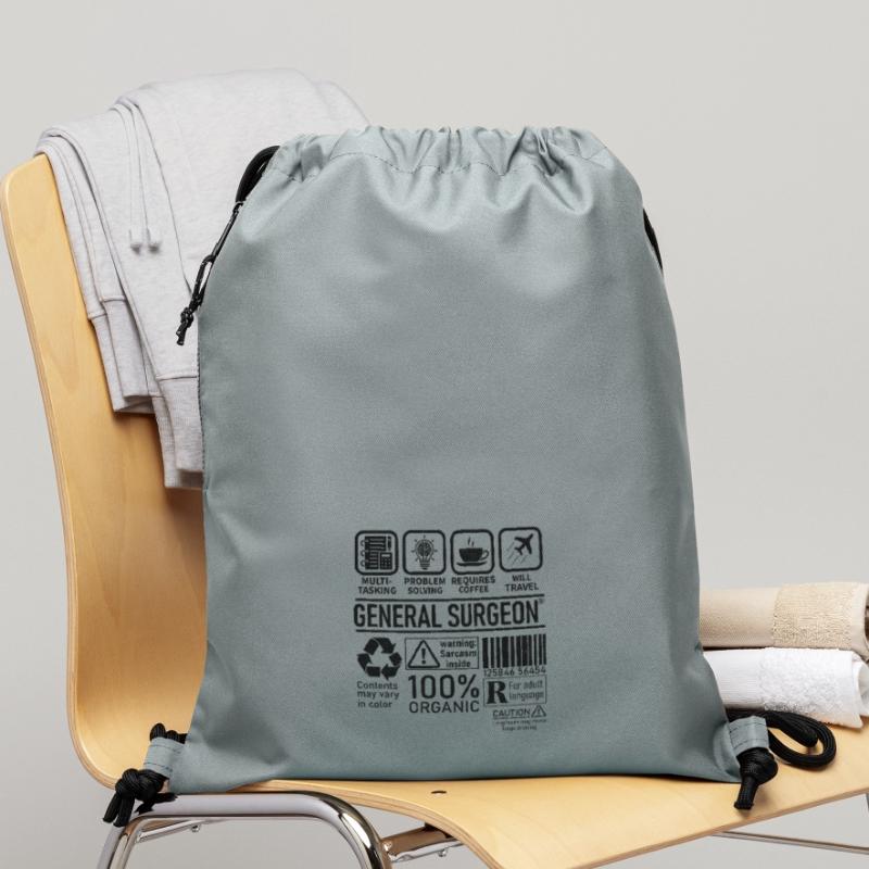 General Surgeon multi tasking problem solving Turnbeutel aus Recycling-Material