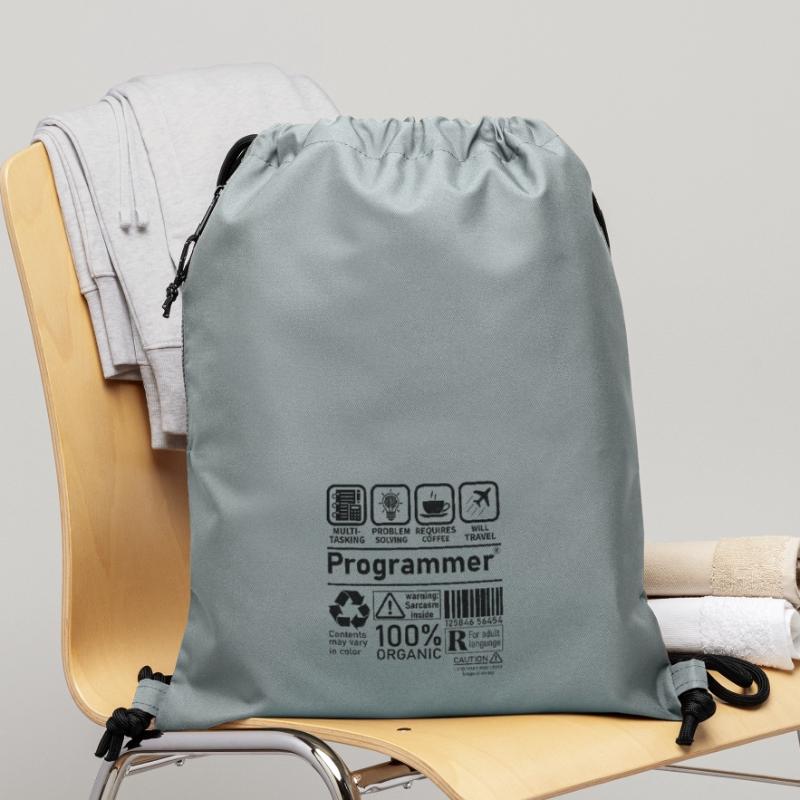 Programmer multi tasking problem solving requires Turnbeutel aus Recycling-Material