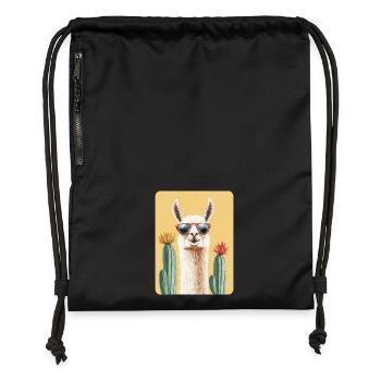 lama - Gymsac made from recycled material - military green - Front
