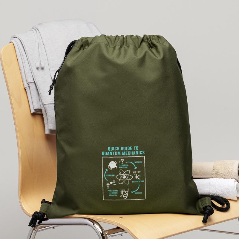 Quantum Physics Quantum Physics Quantum Leap Gymsac made from recycled material